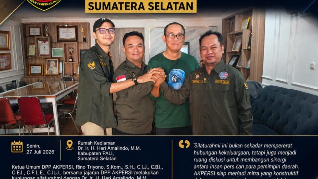 Silaturahmi Penuh Keakraban, AKPERSI dan Heri Amalindo Sepakat Perkuat Kolaborasi untuk Masyarakat